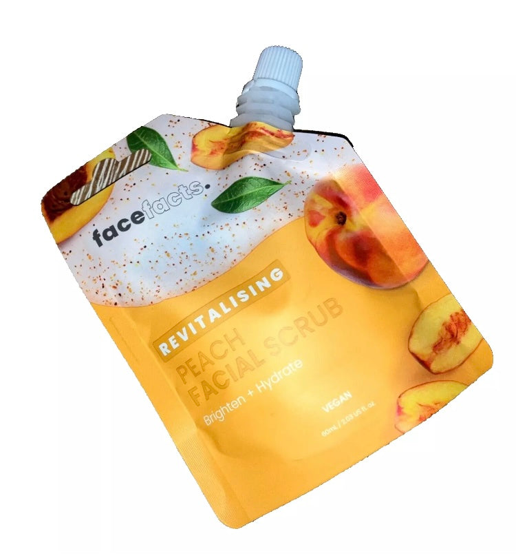 Facefacts Peach facial scrub