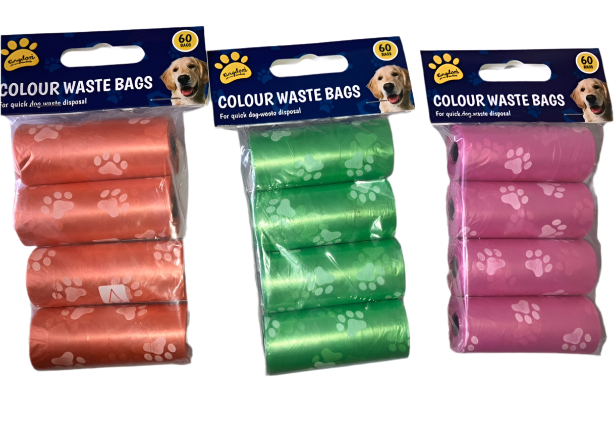 Dog poo bags - 60PCK-
