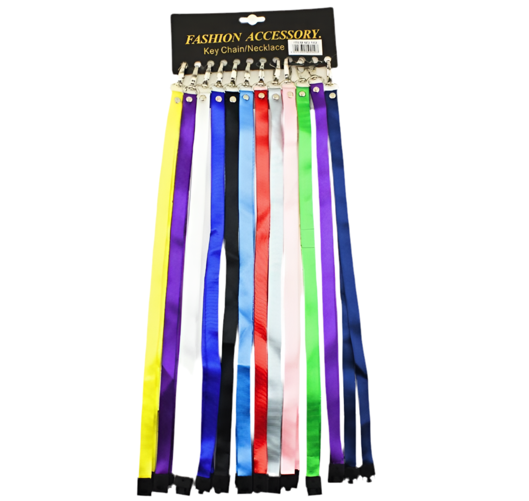 Lanyard with detachable clip - Assorted colours