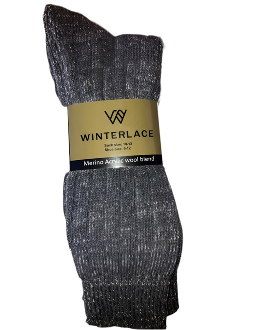 Men’s socks - 50% merino wool 50% acrylic -  3 pairs in a pack