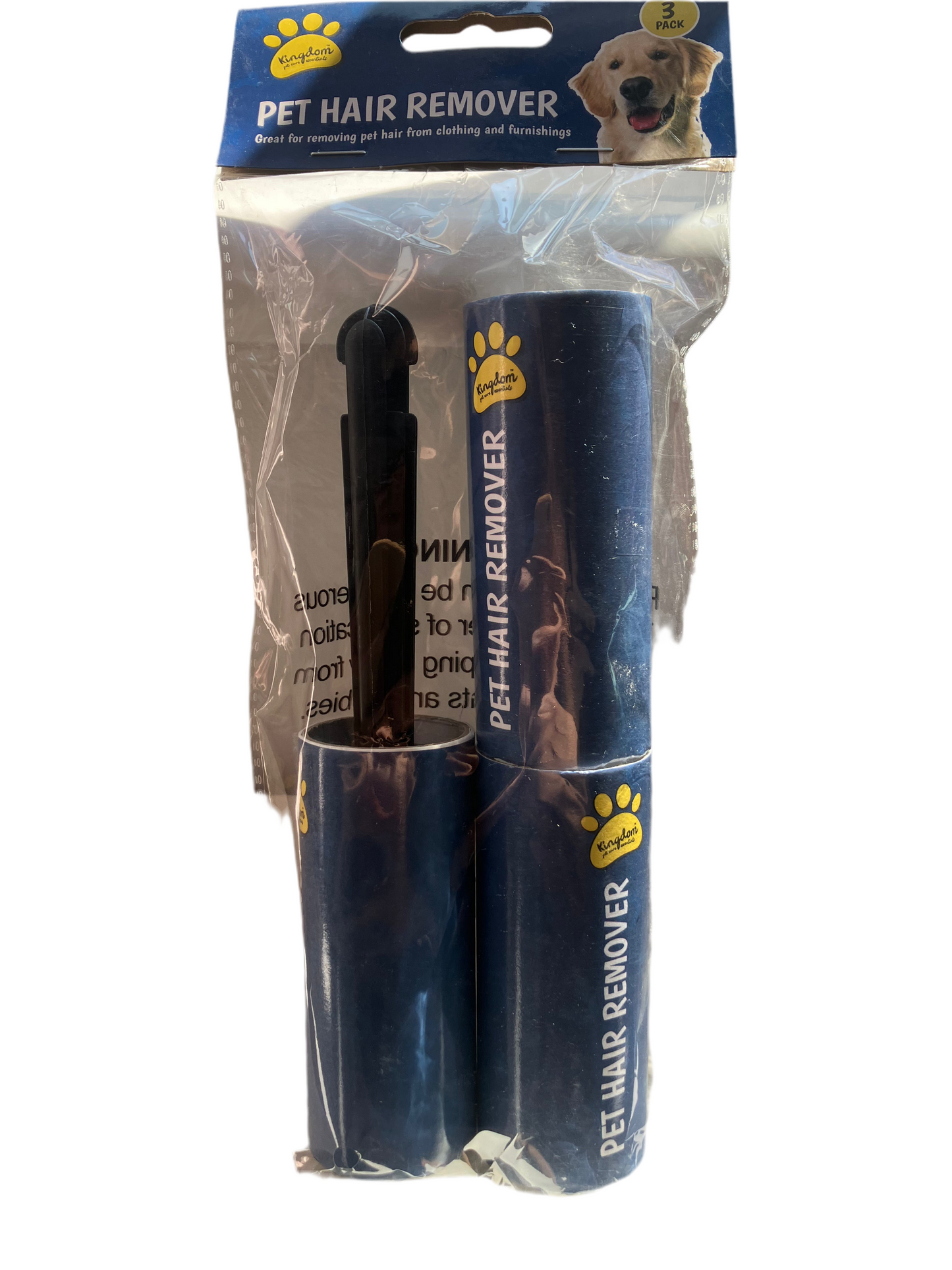 Pet hair remover roller - 3 pack