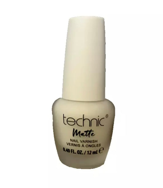 Technic white matte nail varnish shade- 12ML