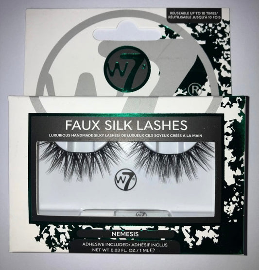 W7 Faux Silk Nemesis eyelash’s - Glue included / Reusable
