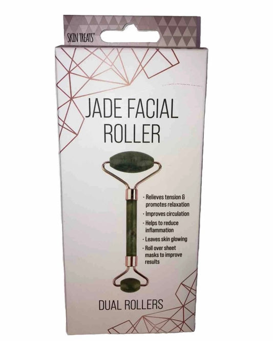 Jade Facial Roller - Dark Green
