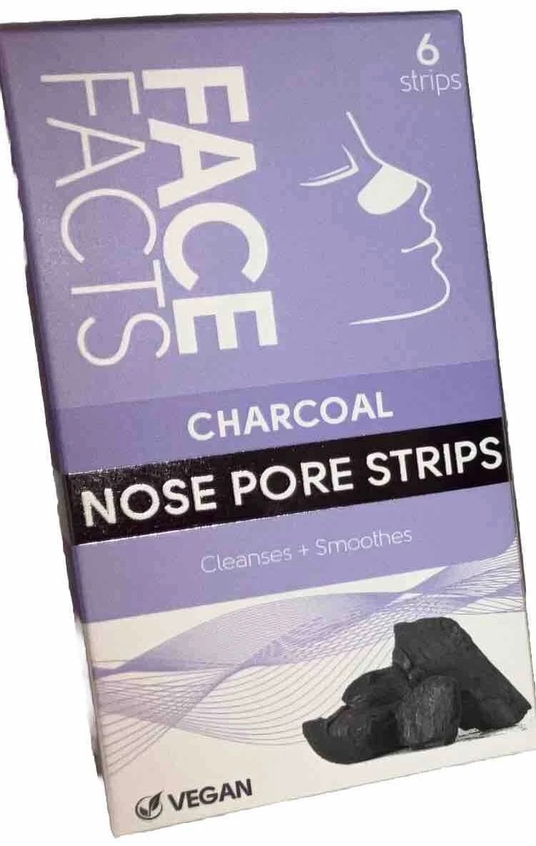 Facefacts - Charcoal Nose Strips / Skincare / Pores/ Cleanses and Soothes